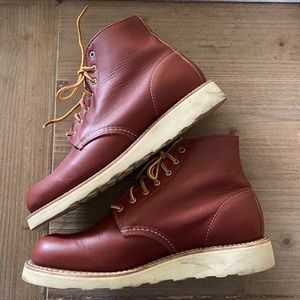 Redwing Heritage Boots, 6-inch round